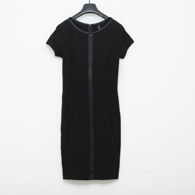 Black Short-Sleeve Dress