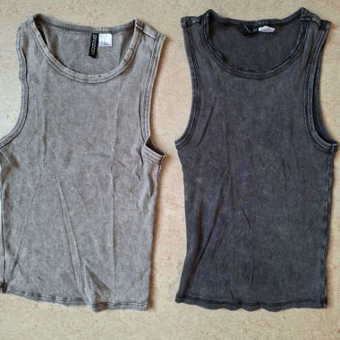 2x Divided Top hell und dunkelgrau