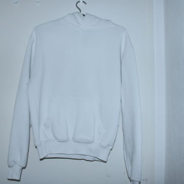 White hoodie