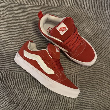 Red Chunky Vans