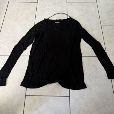 Cortelle schwarzes Langarmshirt
