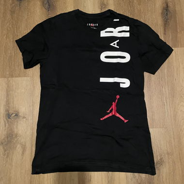Jordan T-shirt Schwarz/Weiss S/L