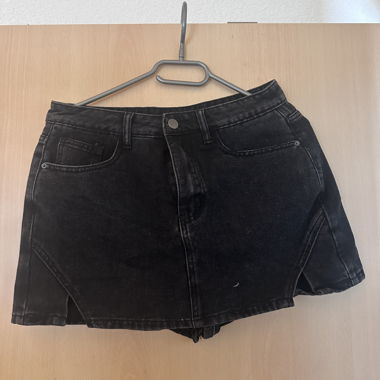 Jupe-Short en jean noir