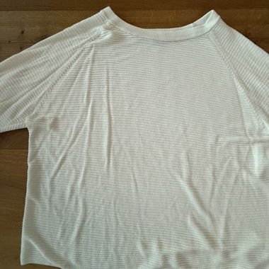 jacqueline de jong / basic pulli in weiss / Gr. L