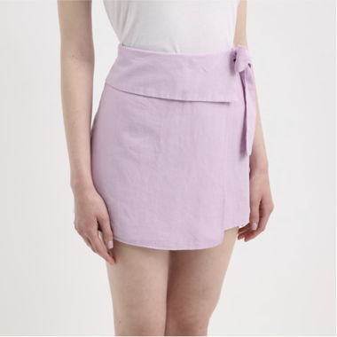 Jupe-short Zara lilas