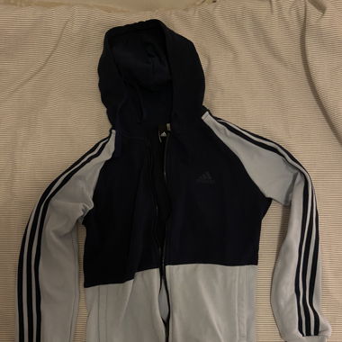 Adidas jacket with three stripes