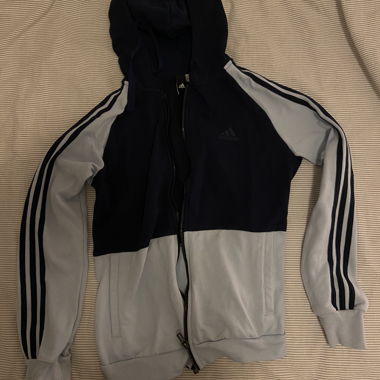 Adidas jacket with three stripes