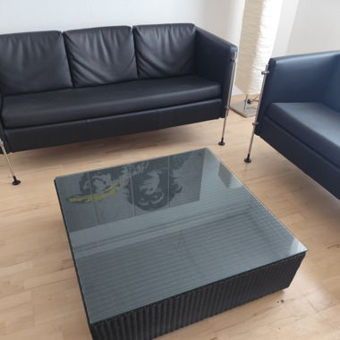 Rattan Couchtisch