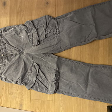 Pantaloni Cargo Grigi