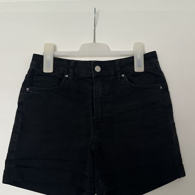 Short in denim nero H&M