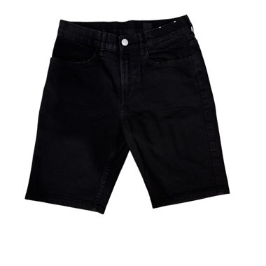 Shorts en denim noir