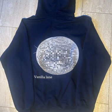 Hoodie con Stampa a Palla da Discoteca