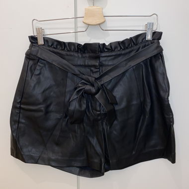Morgan Kunstleder-Shorts