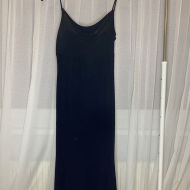 LONG BLACK MERMAID DRESS