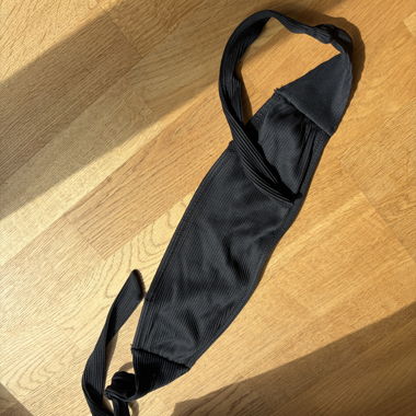 Top bikini nero