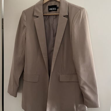 Blazer beige, Pieces, nuovo senza etichetta