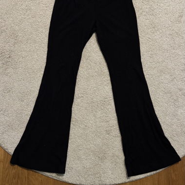Pantaloni a zampa (tessuto sottile)