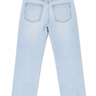 Jean droit bleu clair