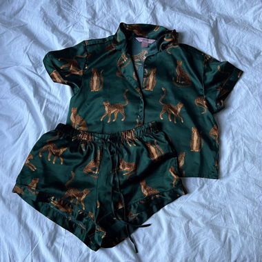Hunkemöller Pyjama mit Leoparden
