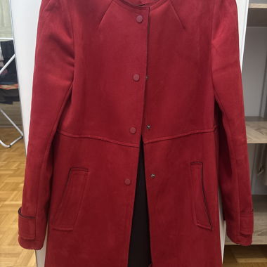 Manteau rouge Zara Basic