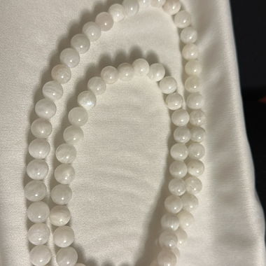 Moonstone Necklace 8 mm