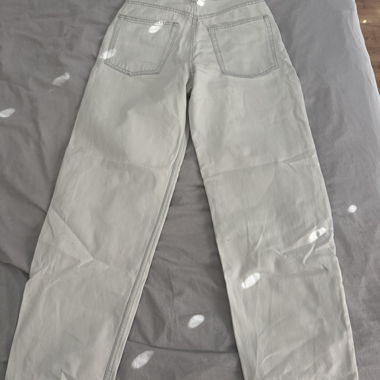 Jeans baggy blanc