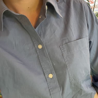 Chemise bleue H&M