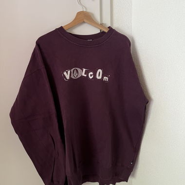 Volcom Sweatshirt in Bordeaux