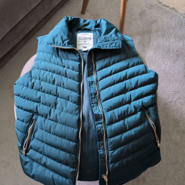 Tokyo Laundry veste matelassée sans manches bleu pétrole