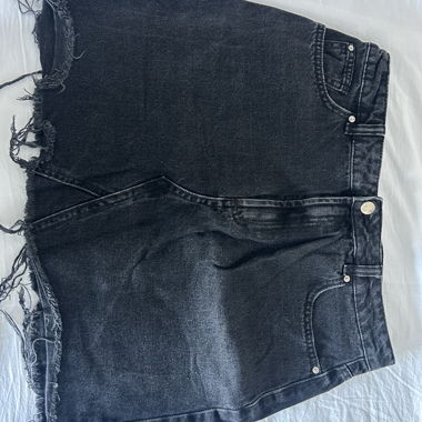 Jupe en denim noire