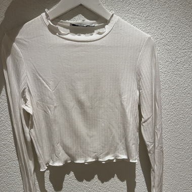 White nakd long sleeve shirt size large