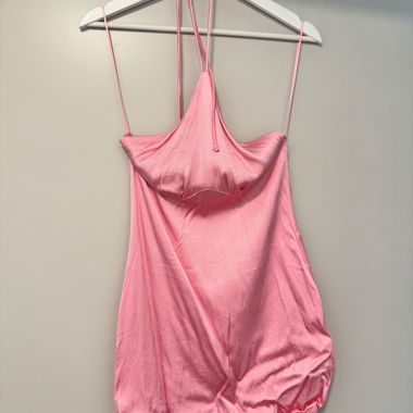 Pinkes Kleid mit Neckholder von Zara Gr. S