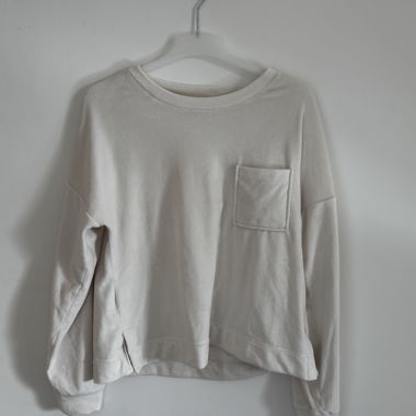 Completo loungewear crema due pezzi