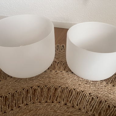 Meinl Sonic Energy Crystal Singing Bowl Set, / F4