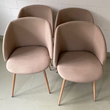 4 chaises de Sostrene Grene en beige