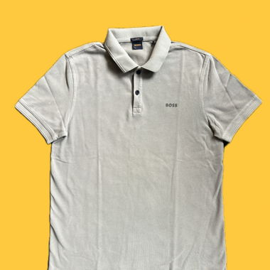 BOSS Beige/Olive Polo Shirt