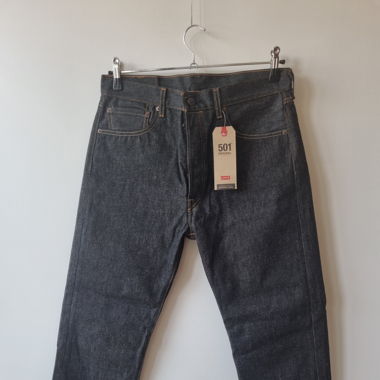 Levi's 501 Shrink-To-Fit Anthrazit Raw Denim