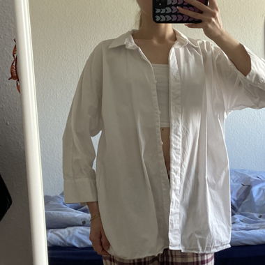 Chemise blanche à manches 3/5