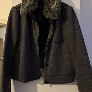 Tommy Hilfiger dark grey tweed jacket