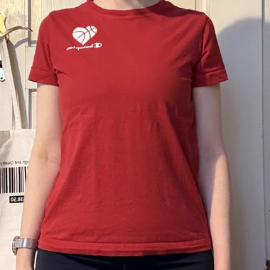 Rotes Champion T-Shirt