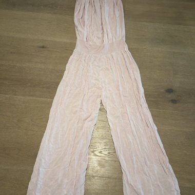 Rosa Spaghetti-Top Jumpsuit