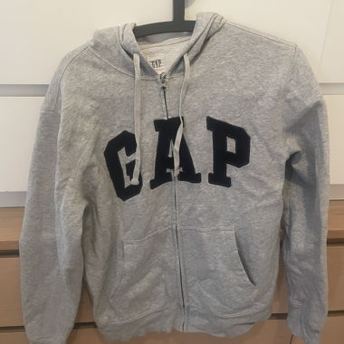 GAP grey hooded jacket size S