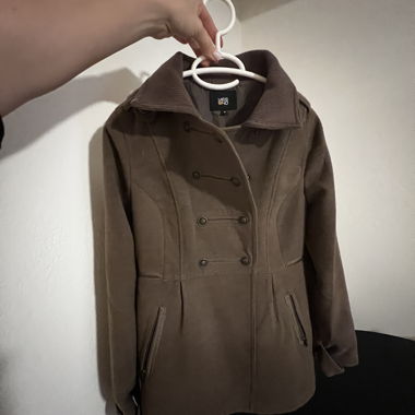 Cappotto corto marrone