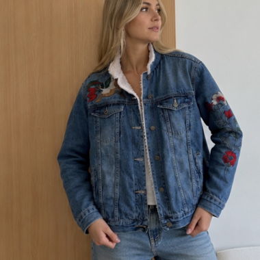 Winter-Jeansjacke