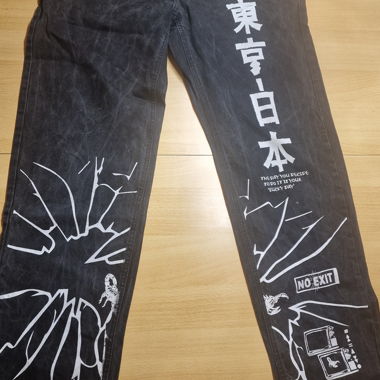 Pantaloni ampi stile giapponese