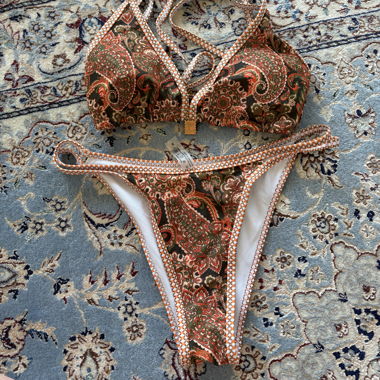 Set bikini a triangolo Paisley