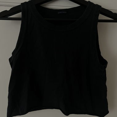 Black Crop Top Brandy Melville 