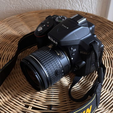 Nikon D5300 DSLR & AF-P 18-55mm 1:3.5-5.6G Lens