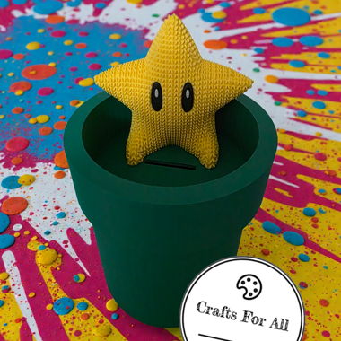 Green Star Piggy Bank