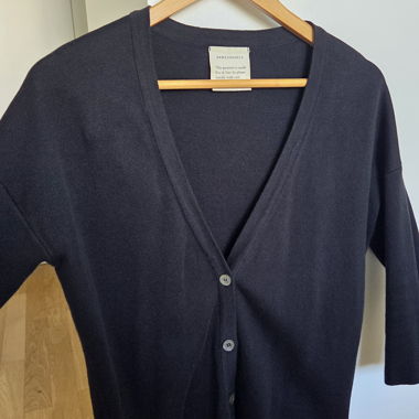 Kurzer Cardigan, 3/4-Ärmel